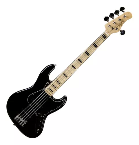 Bajo Electrico 5 Cuerdas Tagima Tjb 5 Negro Lf/bk