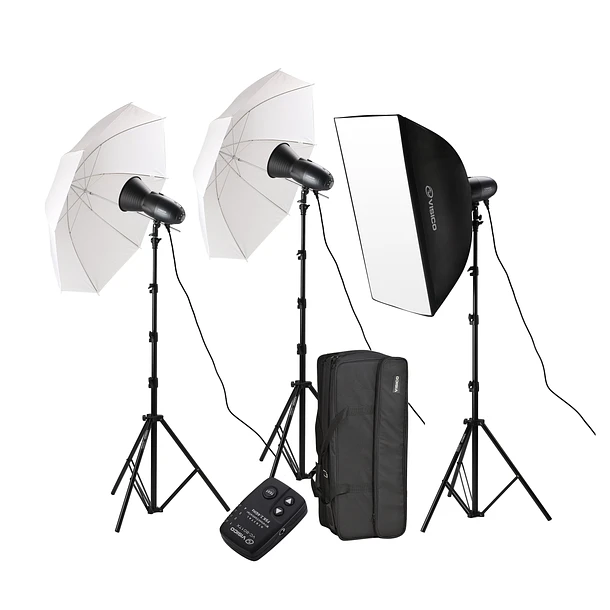 Kit De Estudio Visico 3 x Elfin VL400 II 