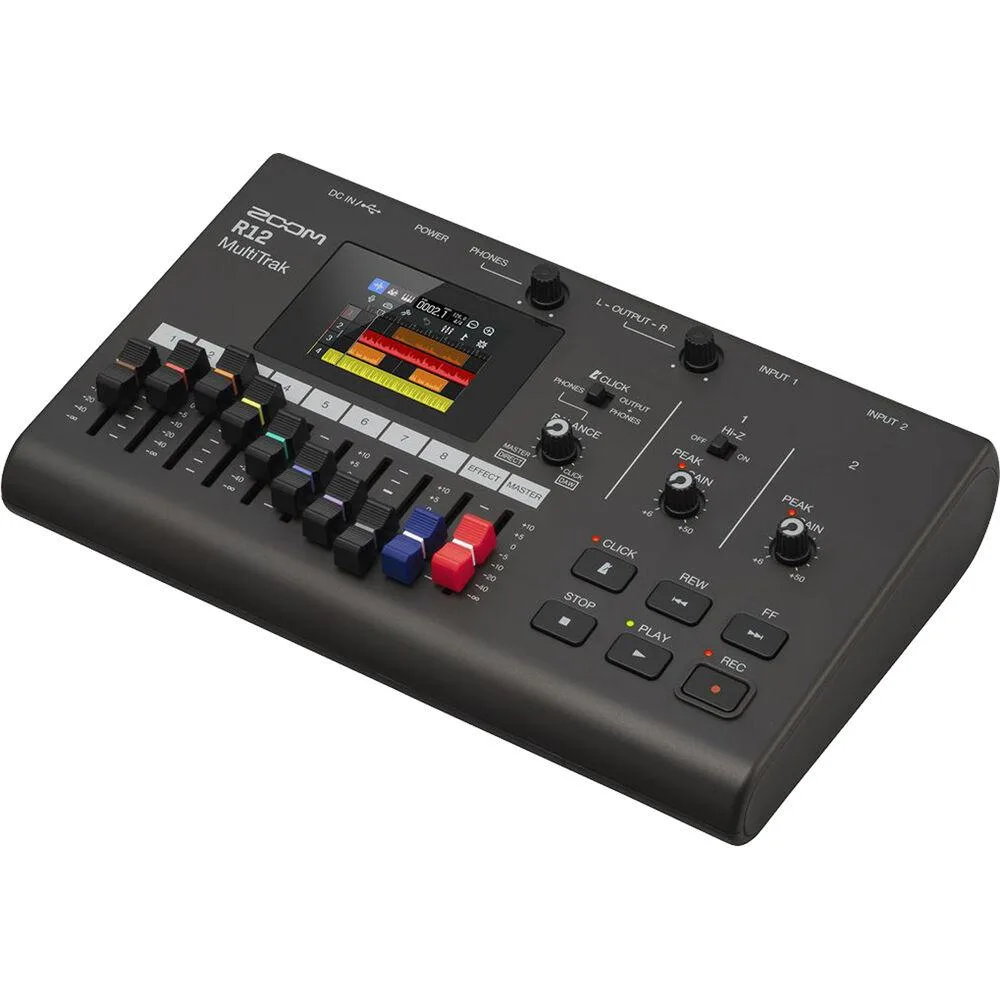 Zoom R12 Grabadora Multipistas y Controlador, 2 Entradas / 8 Pistas
