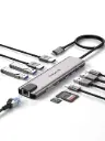 Lemorele TC65L Doble Salida HDMI y HUB USB-C 11 en 1