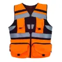 Chaleco Ingeniero Multifunciunal Naranjo Talla XL