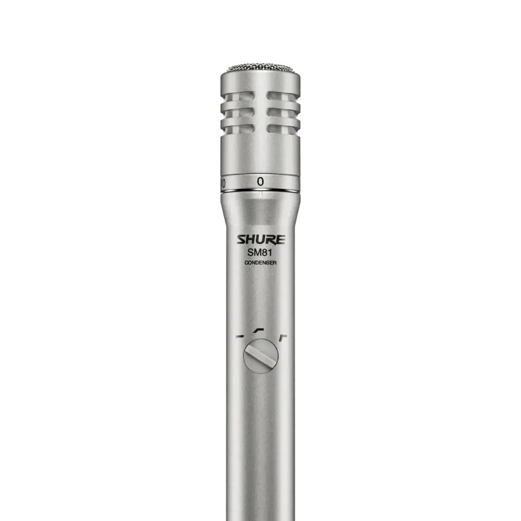 SM81 Micrófono Shure de condensador de instrumento