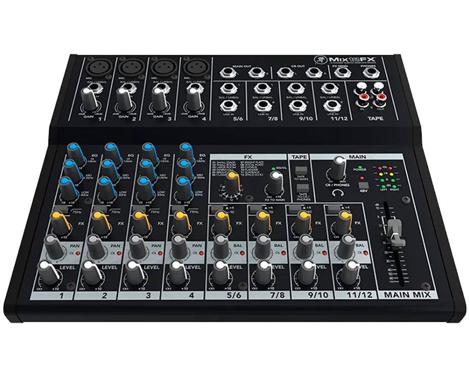 Mackie MIX12FX Mezclador 12 Canales con Efectos