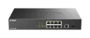 DGS-1010MP 10-PORT GIGABIT PoE SWITCH WITH 8 PoE PORTS 125W  