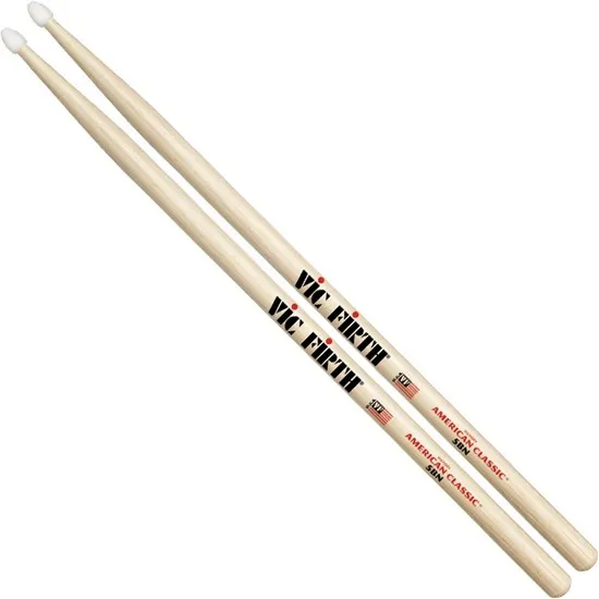 Baqueta Vic Firth 5BN 5B - punta de nylon