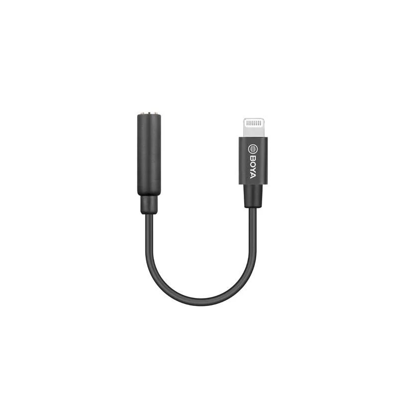 Boya BY-K3 Cable macho lightning – hembra TRRS
