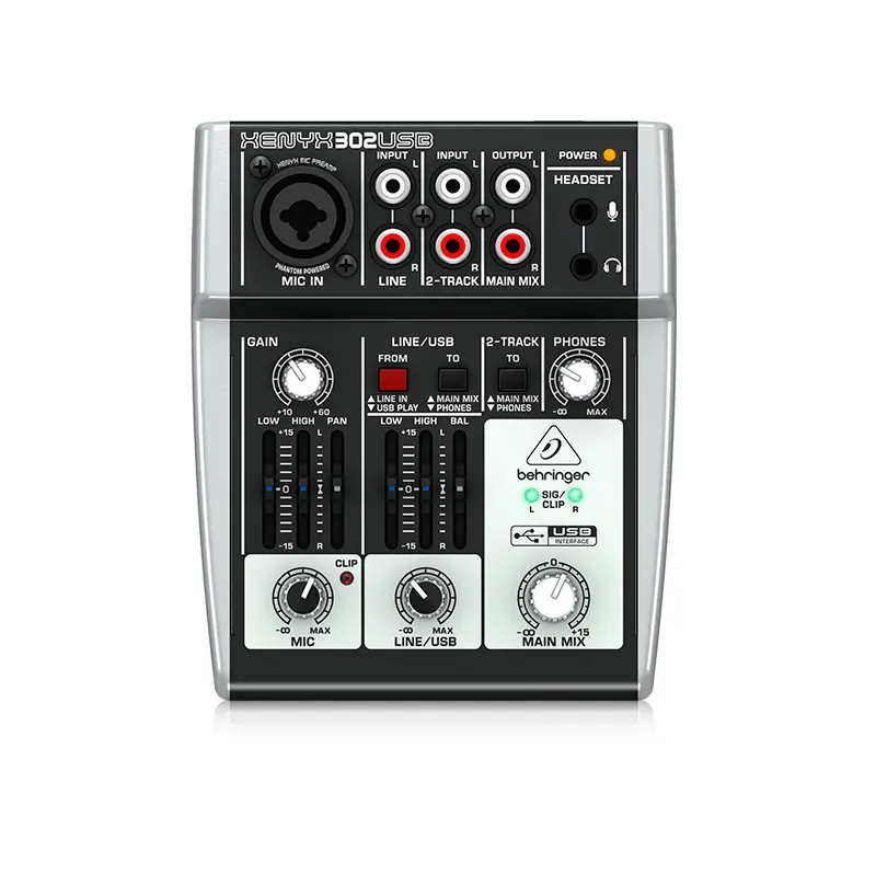302USB BEHRINGER MEZCLADOR 5 ENT