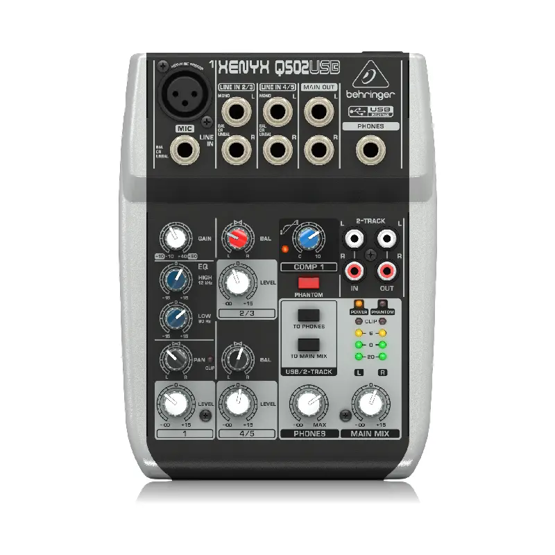 BEH, MEZCLADOR ANALOGO Q502USB 