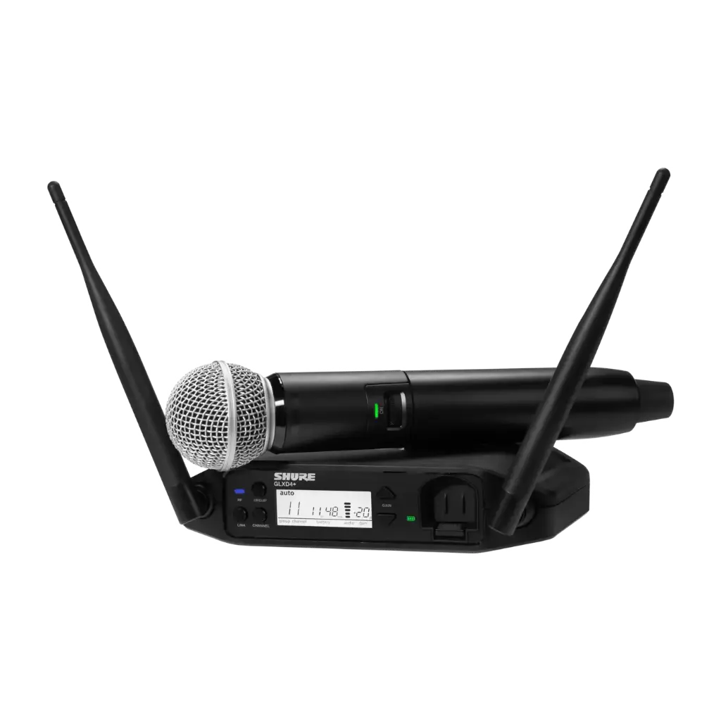 GLXD24+/SM58 Sistema inalámbrico digital con micrófono vocal SM58® de mano 