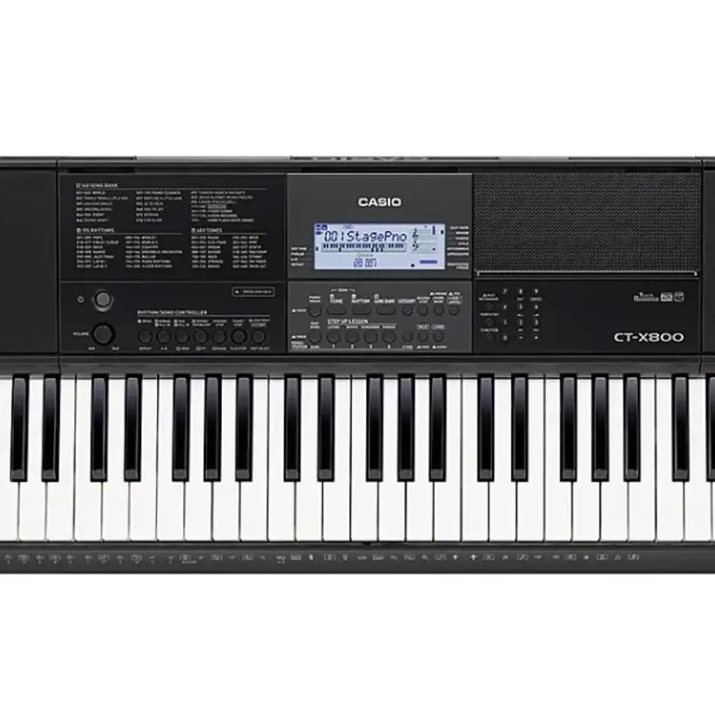 TECLADO 61 TECLAS CT-X800C2 CASIO CON TRANSFORMADOR