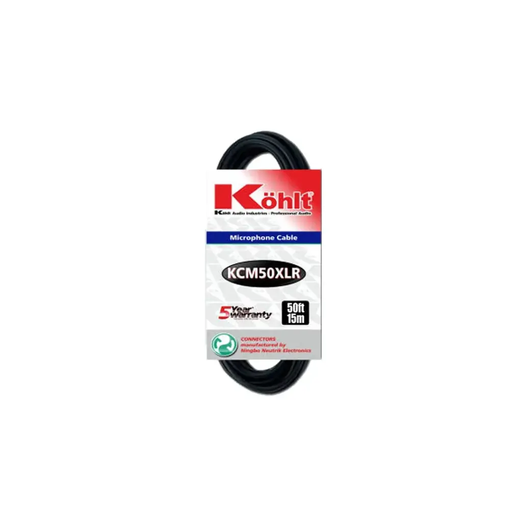 CABLE INSTRUMENTO KOHLT 15,24MT KCM50XLR