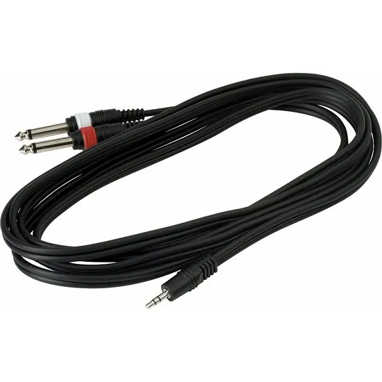 Cable Rockcable RCL20914D4 3 m - mini jack estéreo a jack 1/4 mono