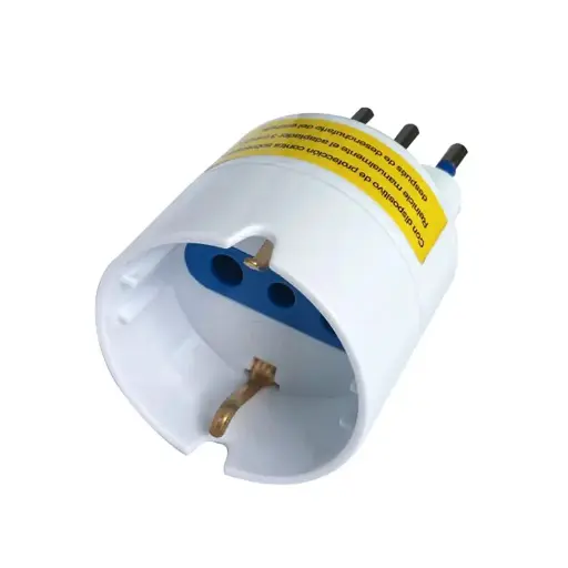 Adaptador schuko Macrotel 10A 250v
