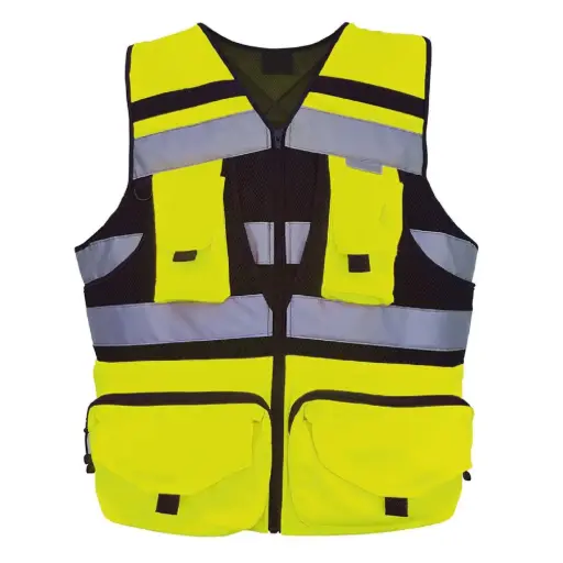 Chaleco Ingeniero Multifunciunal Amarillo XL
