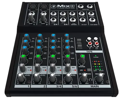 Mackie MIX8 Mezclador 8 Canales