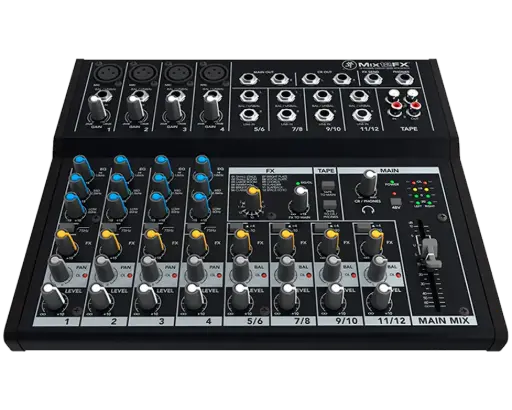 Mackie MIX12FX Mezclador 12 Canales con Efectos