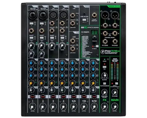 MIXER 10 CANALES CON EFECTOS USB PROFX10V3 MACKIE