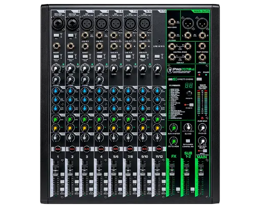 CONSOLA 12 CANALES C/FX USB ProFX12v3 MACKIE