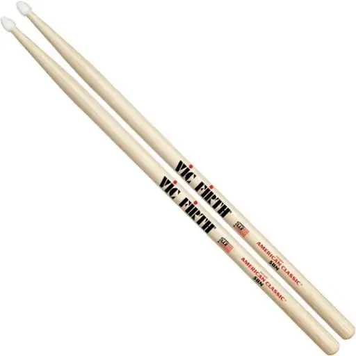 Baqueta Vic Firth 5BN 5B - punta de nylon