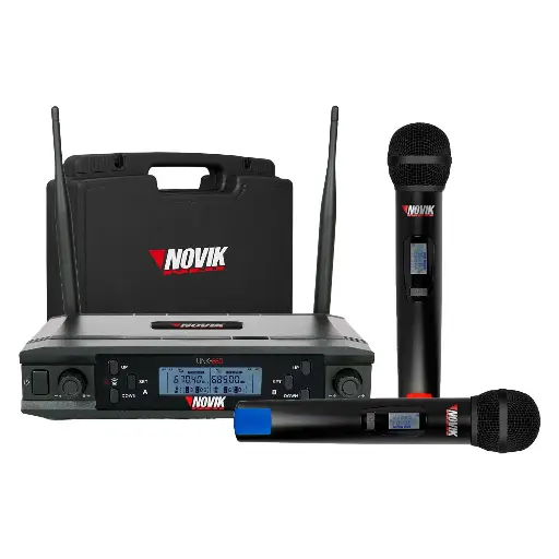 Micrófono Doble Inalámbrico Novik UNK 660