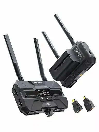 Lemorele R200 Kit Transmisor Video Inalámbrico Receptor y Baterías