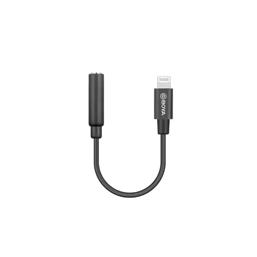 Boya BY-K3 Cable macho lightning – hembra TRRS