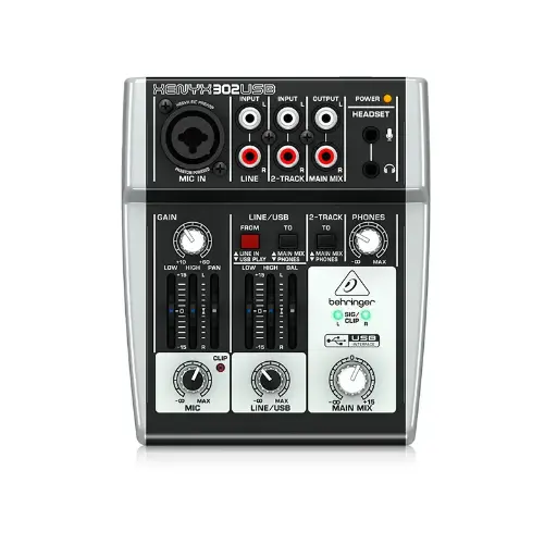 302USB BEHRINGER MEZCLADOR 5 ENT