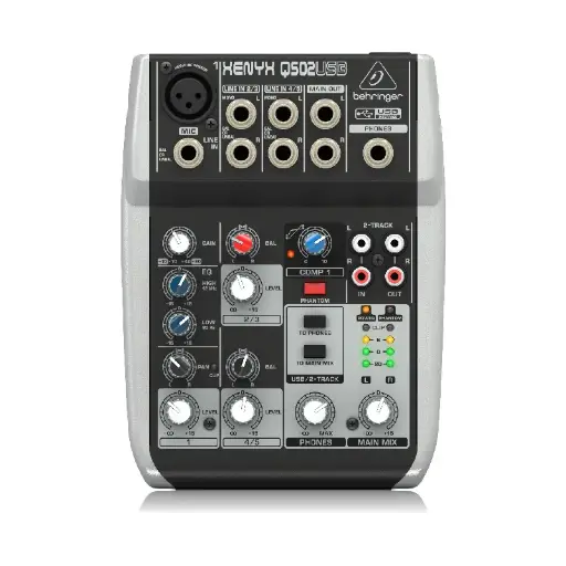 BEH, MEZCLADOR ANALOGO Q502USB 