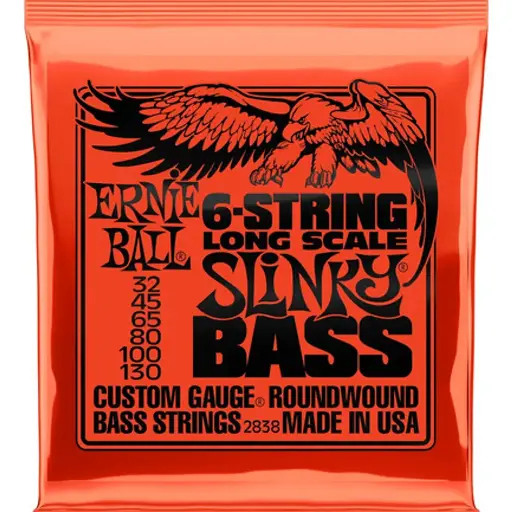 Ernie Ball Slinky Long Scale 6-string Bass 32-130