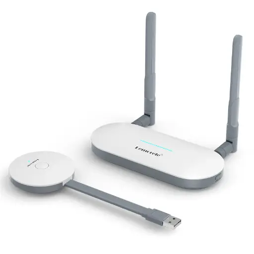 Lemorele G60 Transmisor Inalámbrico de Video Full HD 1080P 50 metros Desde Puerto USB a HDMI o VGA