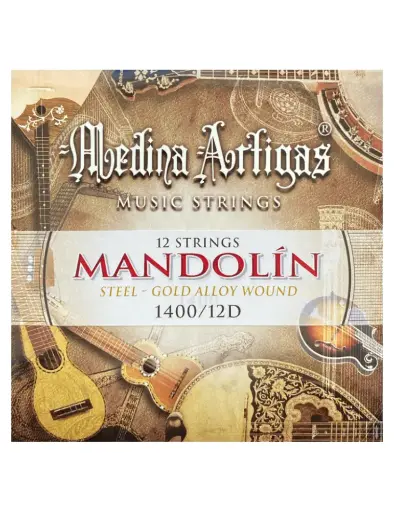 Encordado de Mandolina Set de 12 cuerdas Medina Artiga