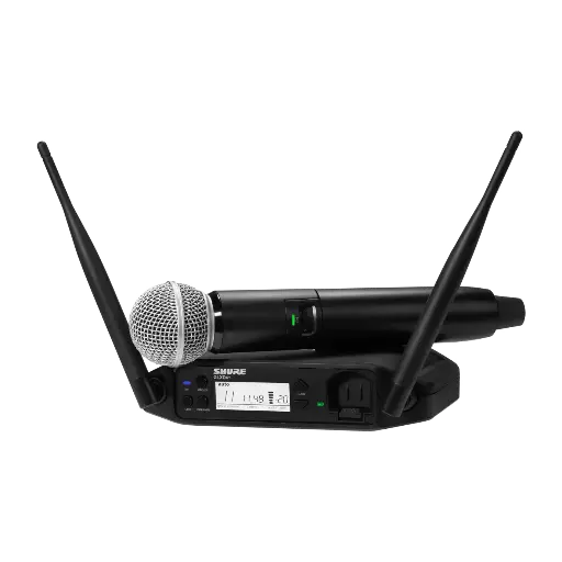 GLXD24+/SM58 Sistema inalámbrico digital con micrófono vocal SM58® de mano 