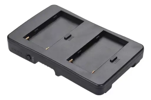 Iluminus Adaptador Para Usar Baterías NP-F550 / NP-F970 / NP-F990 en Equipos Que Usan V-Mount